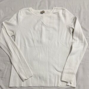 Daniel Cremieux M white sweater